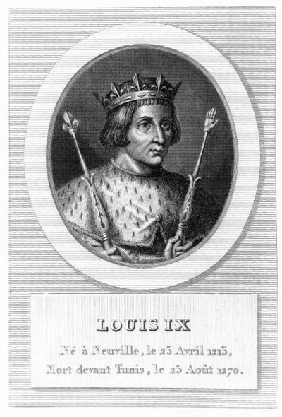 IX. Lajos (Saint-Louis) (metszet) alkotó: French School