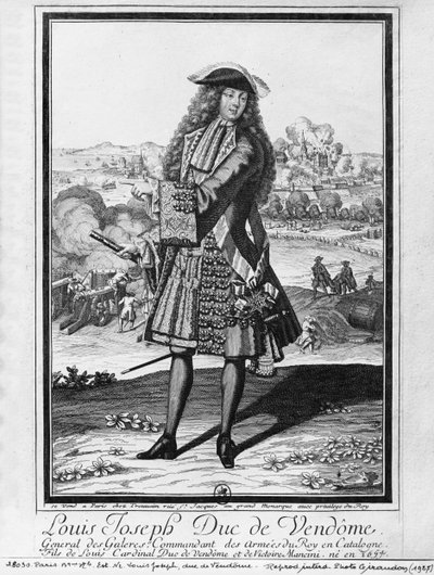 Louis Joseph de Bourbon, Vendome hercege, a Nagy Vendome néven ismert alkotó: French School