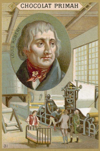 Louis Robert francia gépészmérnök és feltaláló alkotó: French School