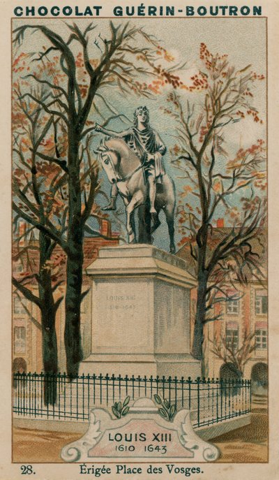 XIII. Lajos, 1610-1643, a Place des Vosges felállítása alkotó: French School