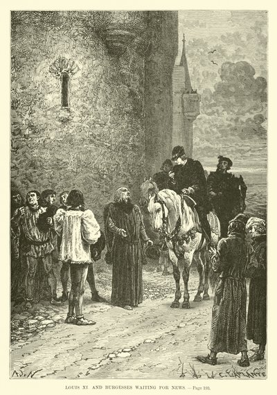 XI. Lajos és Burgess várják a híreket alkotó: French School