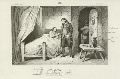 XVII. Lajos francia, beteg és bebörtönzött, 1795 alkotó: French School