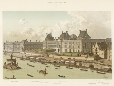Louvre XV. Lajos alatt, 1739 alkotó: French School
