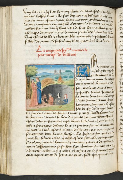 MS Hunter 252 125v oldal Cent Nouvelles Nouvelles, 1461-62 körül alkotó: French School