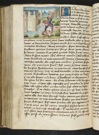 MS Hunter 252 169v oldal Cent Nouvelles Nouvelles, 1461-62 körül alkotó: French School