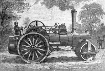 Machine Routiere, átvéve a Science Illustré-ből, 1891 alkotó: French School