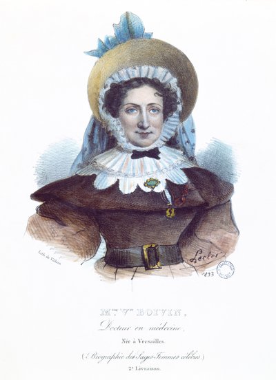 Madame Boivin (1783-1841) a híres nőkről szóló könyvből, 1833 alkotó: French School