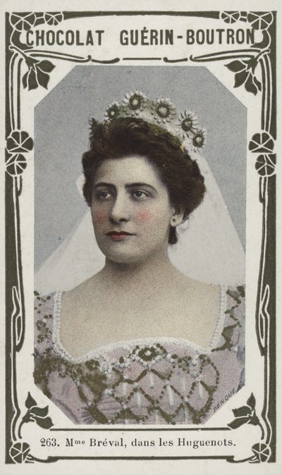 Madame Breval, In Les Huguenots (színes fotó) alkotó: French School