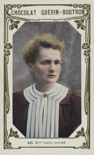 Madame Curie, tudós (színes fotó) alkotó: French School