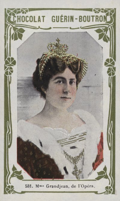 Madame Grandjean, az Operából (színes fotó) alkotó: French School