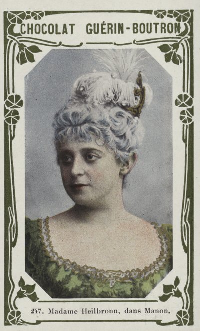 Madame Heilbronn, Manonban (színes fotó) alkotó: French School