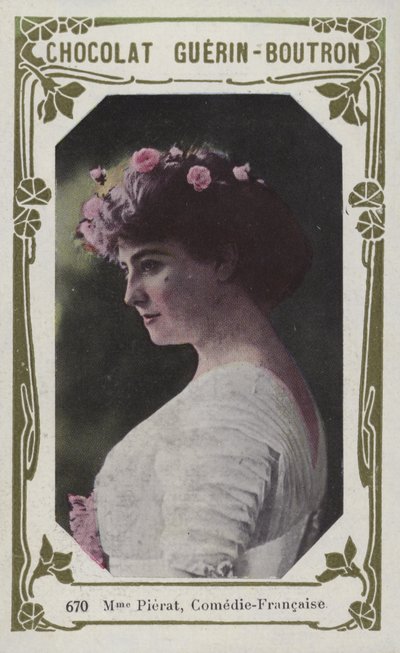 Madame Pierat, Comedie-Francaise (színes fotó) alkotó: French School