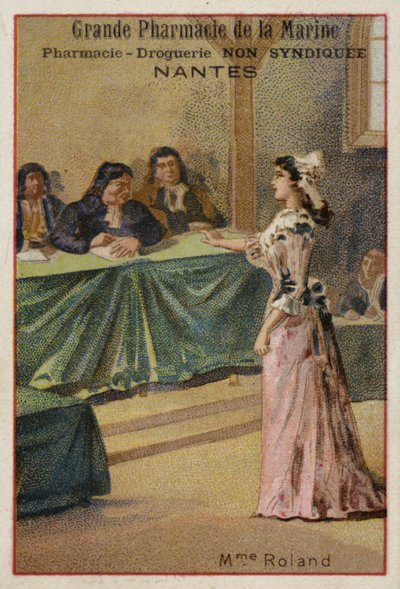 Madame Roland, francia forradalmár alkotó: French School