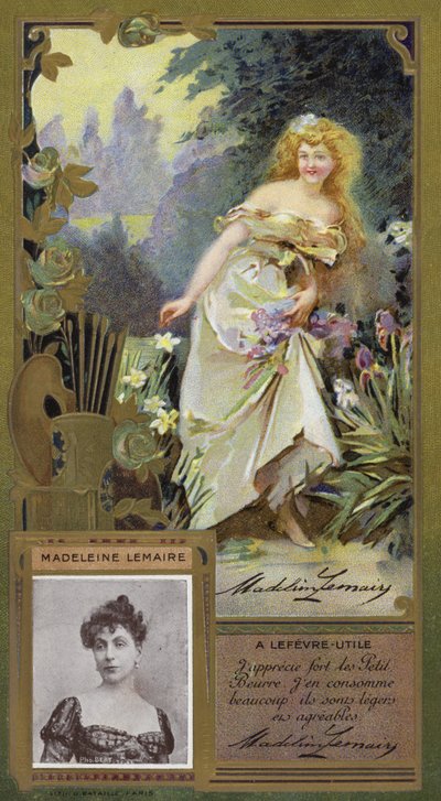 Madeleine Lemaire, francia festő (kromolito) alkotó: French School