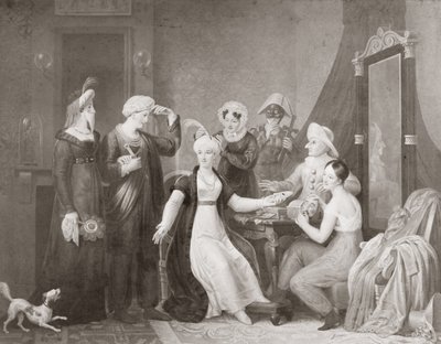 Mademoiselle Mars (1779-1847) A három szultánában alkotó: French School