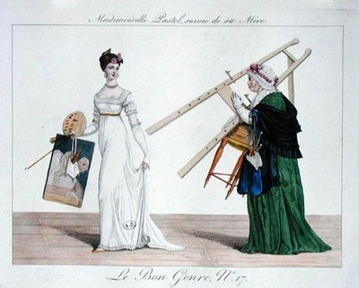 Mademoiselle Pastel, majd az anyja, 17. lemez a „Le Bon Genre”-ből alkotó: French School