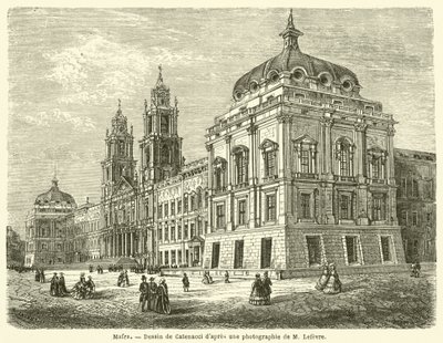 Mafra (metszet) alkotó: French School