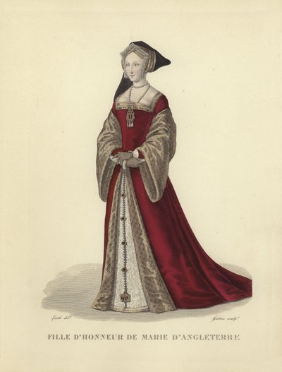 Tudor Mária díszleánya, XII. Lajos francia király harmadik felesége alkotó: French School