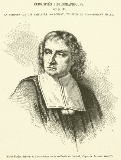 Boulay mester, szabó a XVII. században (metszet) alkotó: French School
