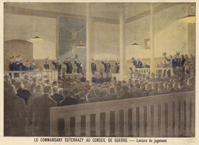Esterházy őrnagy a katonai bíróság előtt alkotó: French School