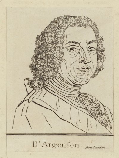 Marc-Pierre de Voyer de Paulmy dArgenson, francia államférfi alkotó: French School
