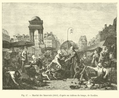 Az ártatlanok márciusa, 1810, Tardieu korabeli festményéről alkotó: French School