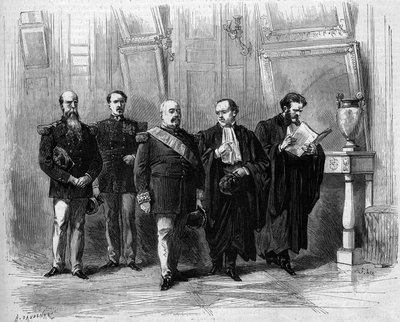 Francois Achille Bazaine marsall (Francois-Achille alkotó: French School