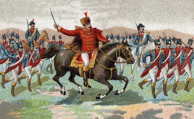Marechal Joachim Murat az ienai csatában (Németország, október 14 alkotó: French School