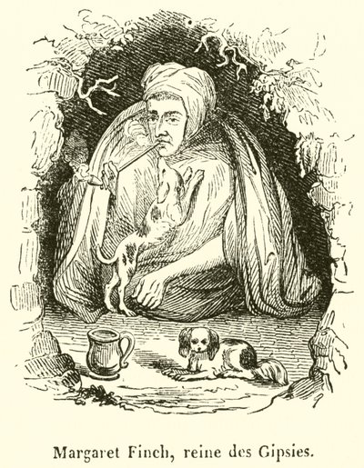 Margaret Finch, reine des Gipsies (metszet) alkotó: French School