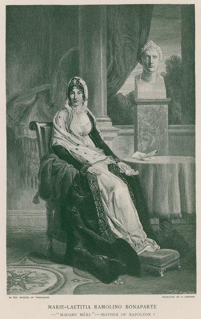 Marie-Laetitia Ramolino Bonaparte alkotó: French School