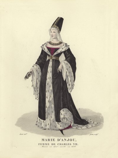 Anjou-i Mária, VII. Károly francia király felesége alkotó: French School