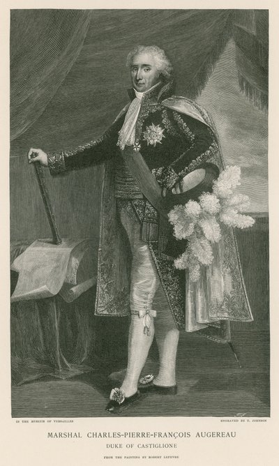 Charles-Pierre-Francois Augereau marsall alkotó: French School