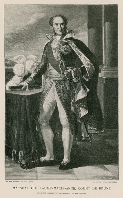 Guillaume-Marie-Anne marsall, Brune grófja alkotó: French School