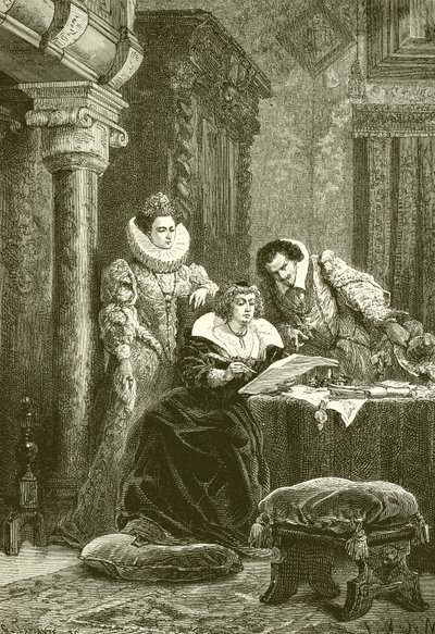 Mary de Medici, Concini és Leonara Galigai alkotó: French School