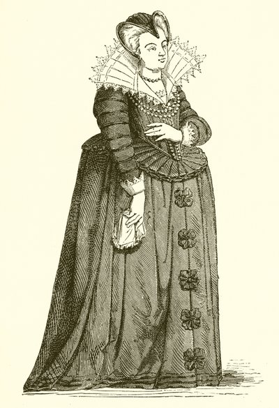 Mary de Medici özvegyként alkotó: French School