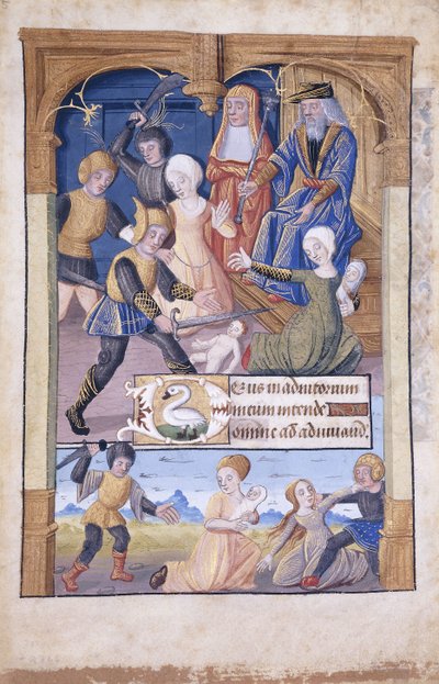 Az ártatlanok mészárlása, miniatűr, 1450 körül alkotó: French School