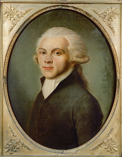 Maximilien Robespierre, 1793 körül festve alkotó: French School