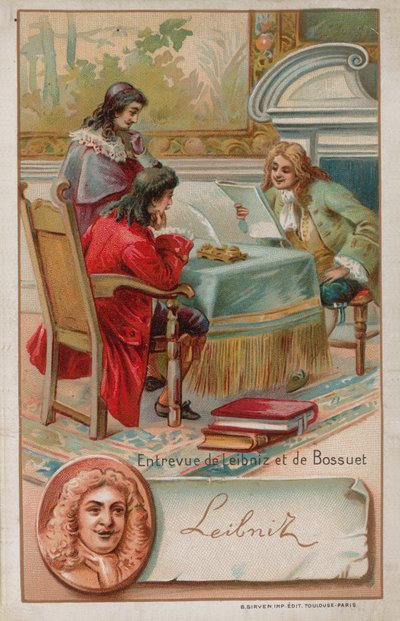 Leibniz és Bossuet találkozója alkotó: French School