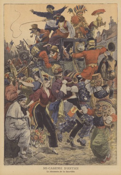 A múltkori nagyböjt közepe (színes litó) alkotó: French School