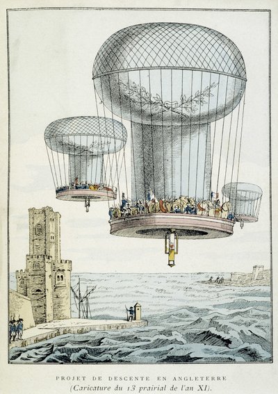 Military Balloon Descent Project Angliába alkotó: French School