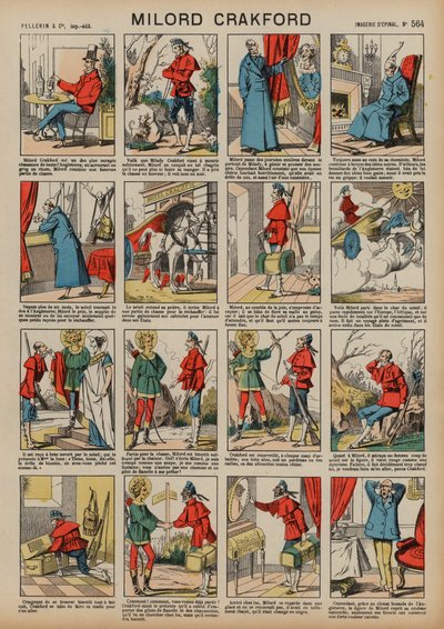 Milord Crakford (színes metszet) alkotó: French School