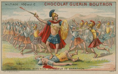Miltiades, athéni hadvezér és a marathoni csata győztese, ie 490 alkotó: French School