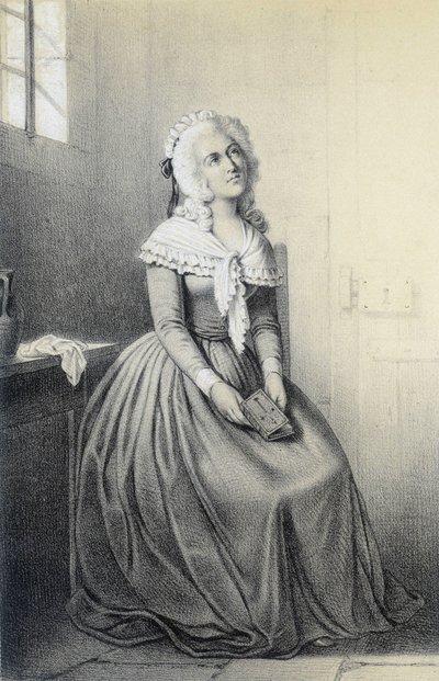 Mme Elisabeth Albert Maurin „A francia forradalom történelmi galériájában”. alkotó: French School