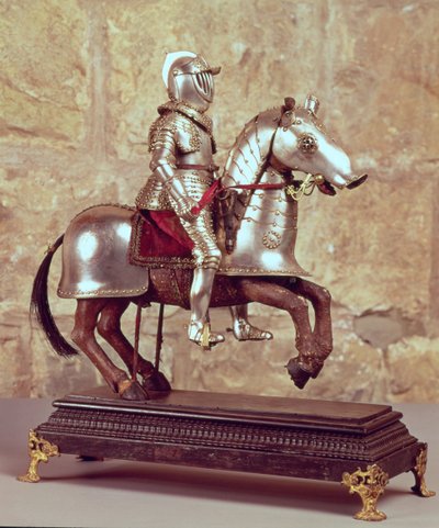 Egy ló és lovas modellje, 1640 körül alkotó: French School