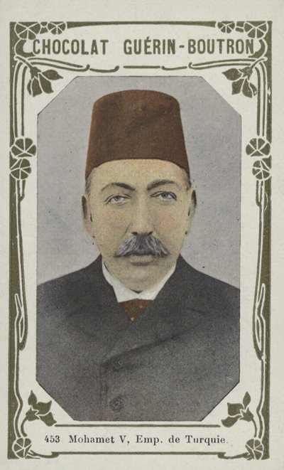 V. Mohammed, Törökország császára (színes fotó) alkotó: French School