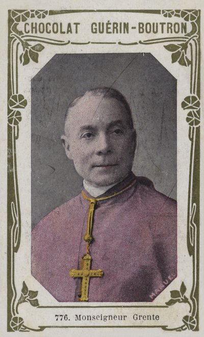 Monseigneur Grente (színes fotó) alkotó: French School