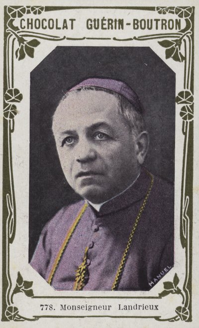 Monseigneur Landrieux (színes fotó) alkotó: French School