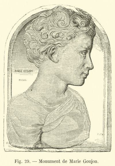 Marie Goujon emlékműve alkotó: French School