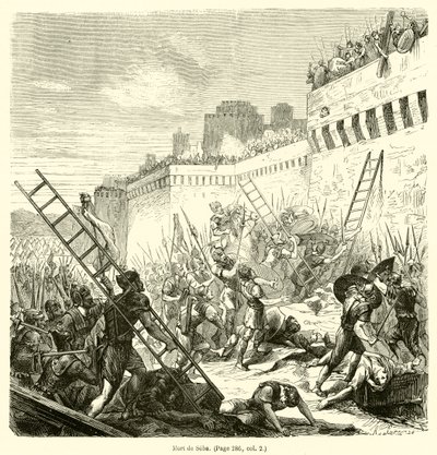 Mort de Seba (metszet) alkotó: French School