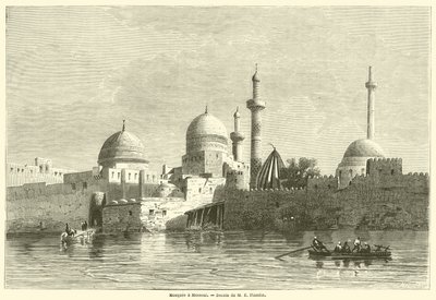 Mosquee a Mossoul (metszet) alkotó: French School
